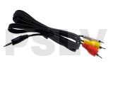   3801113  FatShark & Cinemizer AV Cable 1.2m 3.5mm 4p Jack-RCA 